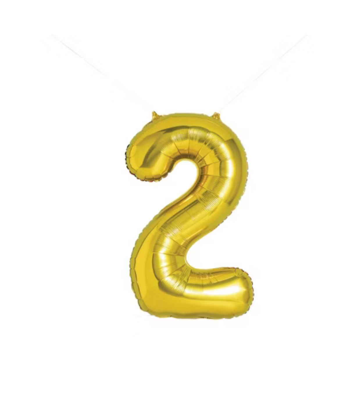 34’’ Number 2 Foil Balloon-Gold