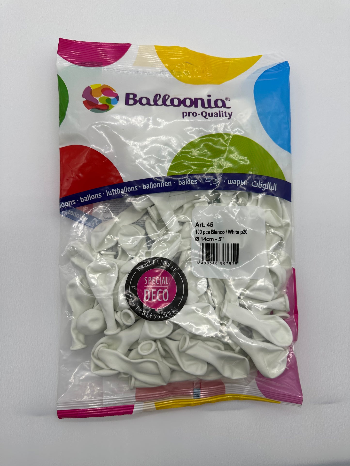 5’’ White (100ct)