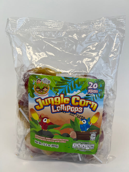 Jungle Corn Lollipops